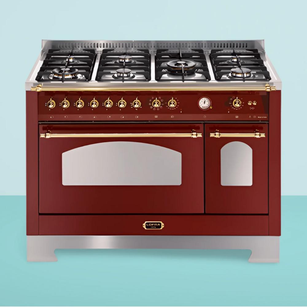 Cucina Rustica Dolcevita - RRD126MFT+E/2AEO - Cucina a Doppio Forno Offerta-Red