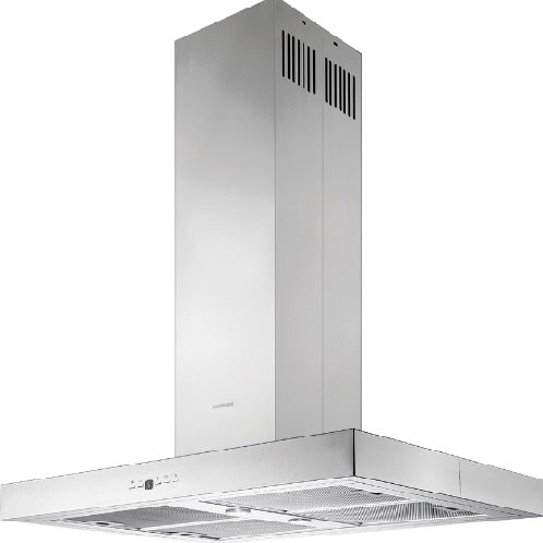 Cappa a isola con Drop Control Silverline 4110 Silver