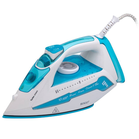 Ferro da Stiro a Vapore in Ceramica Sogo - 2800 W