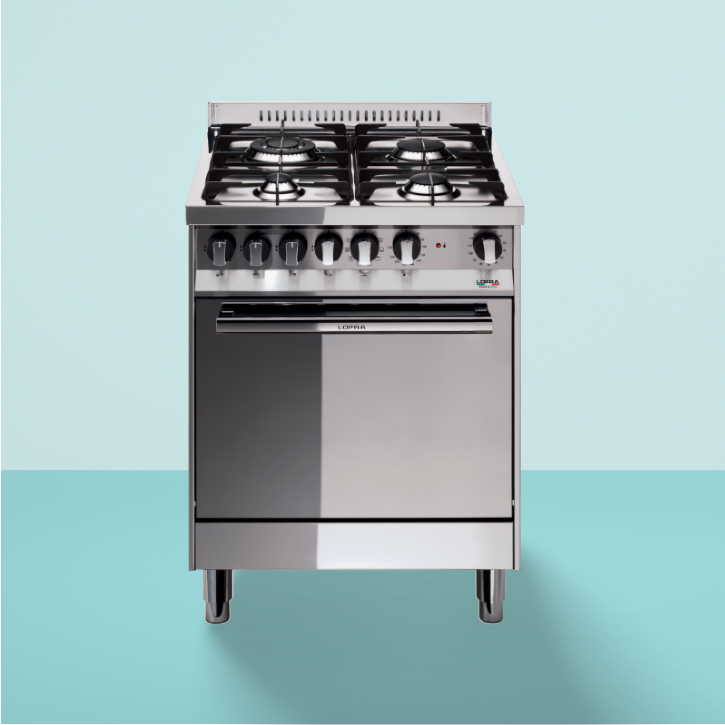 Cucina Lofra- M66GV/C- Cucina forno a gas e 4 fuochi , 60x60