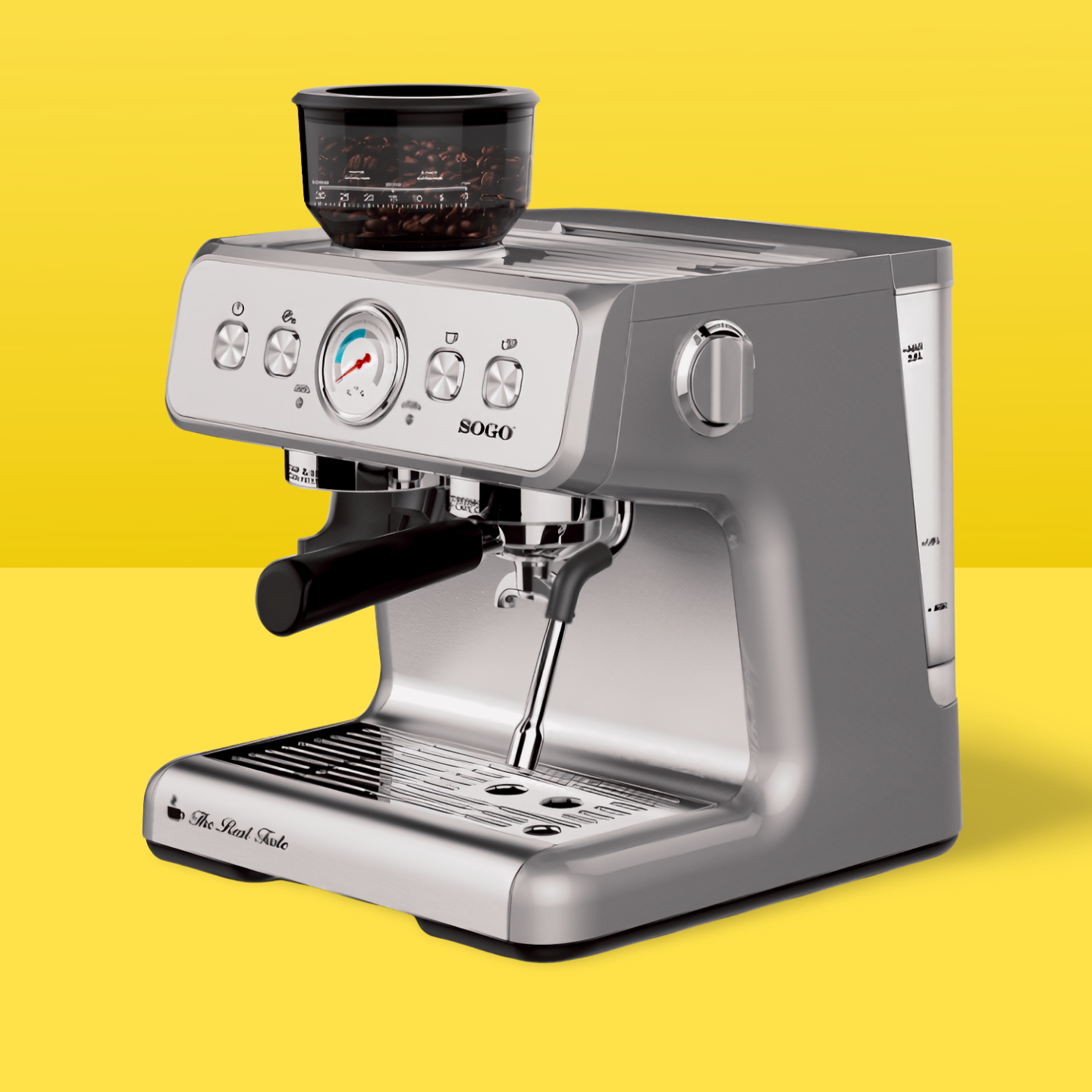 Macchina Caffè Espresso con Macina Caffè -2,8L-15 bar-1350/1550W