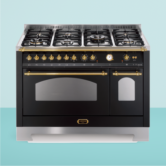 Cucina Rustica Lofra Dolcevita - RNMD126MFT+E/2AEO  - Cucina a Doppio Forno (Tre Colori)