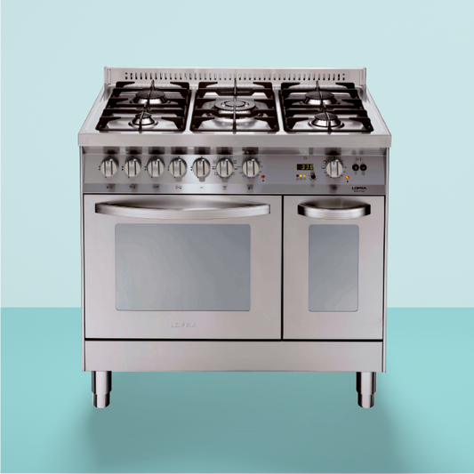 Cucina Lofra - PD96GVE- Cucina forno a gas, 5 fuochi e doppio forno