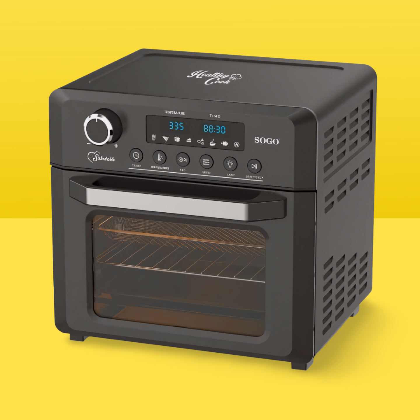 FRE-SS-10490 Friggitrice ad Aria Senza Olio e Forno Elettrico All in One 18L-1500W