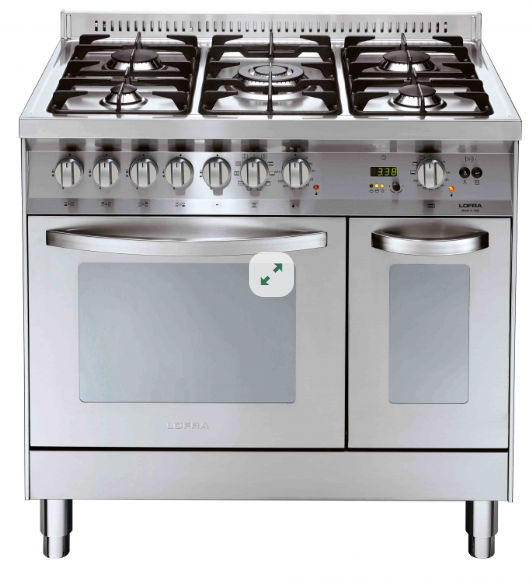 Cucina Lofra - PD96MFE- Cucina 5 fuochi e doppio forno elettrico